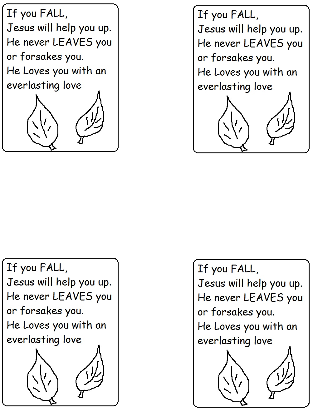 Fall Christian Crafts